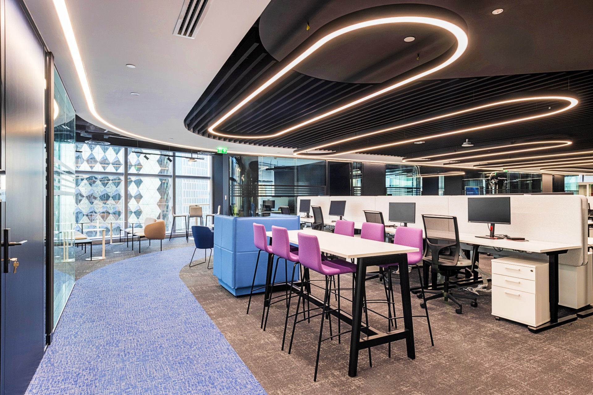 Acoustic Baffles Sontext in open learning