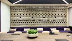 Carved Acoustiscreen Custom
