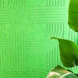 Linear groove acoustic wall panels